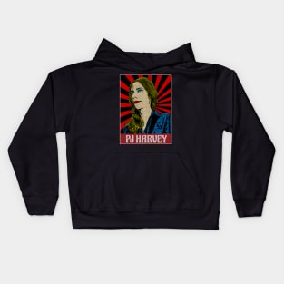 Vintage Pj Harvey Pop Art Kids Hoodie